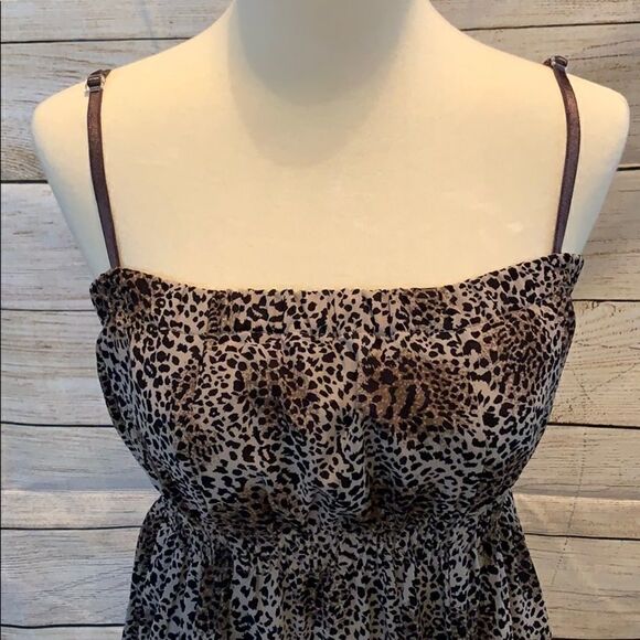 Day trip leopard print sun dress xs - Picture 2 of 5